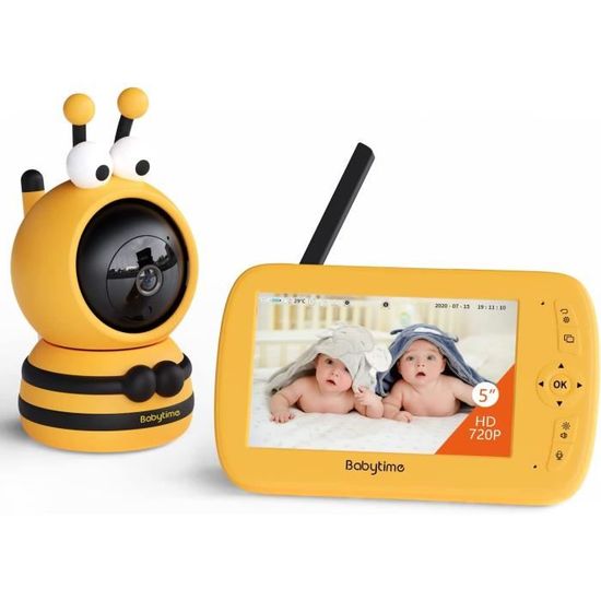 moonybaby Split 30 Babyphone Moniteur vidéo avec 2 caméras, écran partagé  4,3'', sans Fil, Longue portée, Vision Nocturne Grand Angle, Communication  bidirectionnelle, berceuses, VOX, écran à Distance : : Bébé et  Puériculture