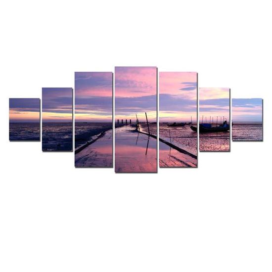 Startonight Grand Format Tableau Art Plage Ensoleillée, Impression Sur Toile XXL Moderne 7