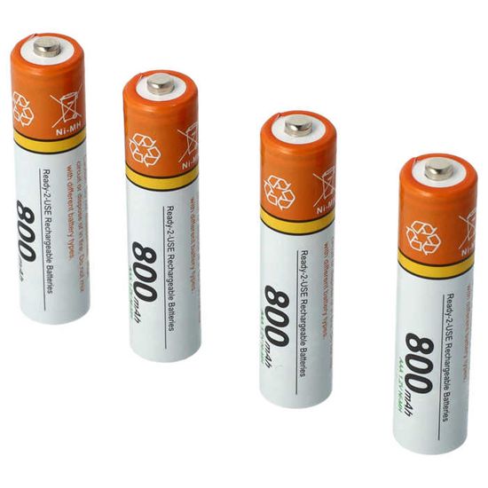 4x Batteries 2/3 AAA Vhbw 400mAh 1.2V - Compatible Hagenuk Classico IDect X1 Téléphones Fixes