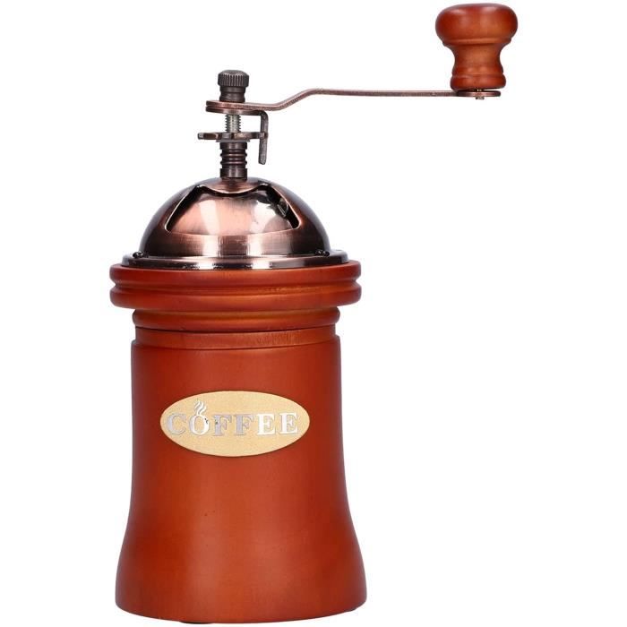 Moulin à café manuel, moulin à café rétro en forme de boîte aux lettres, moulin à café pour la