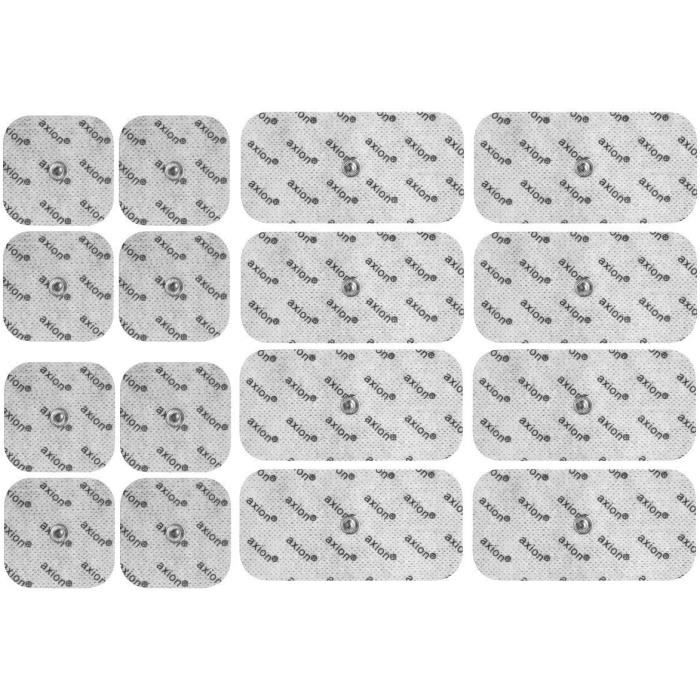 100 électrodes doubles adhésives snap • Electrostimulation Sp