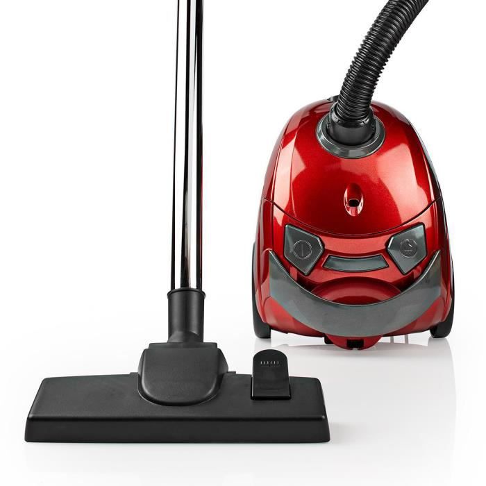 Aspirateur Avec Sac Design 700 W Capacité de poussière: 1.5 l Combi Brosse Rayon d'action: 7 m Consommation A Rouge/Anthracite