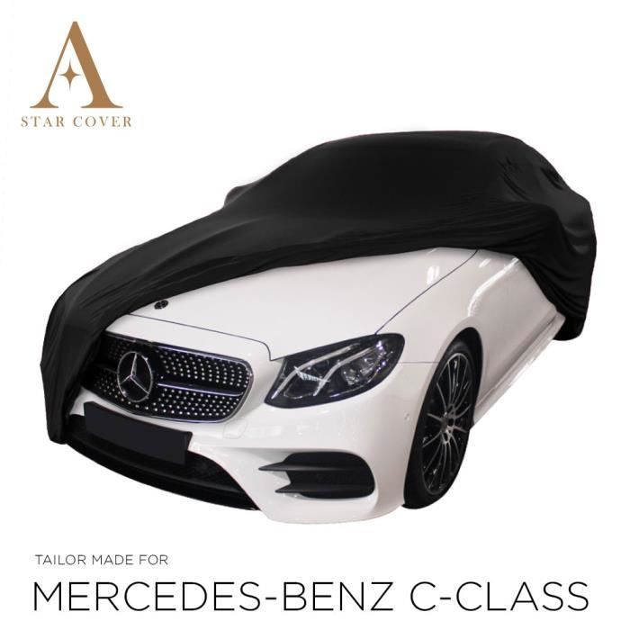 MERCEDES-BENZ C-CLASS (W205) BÂCHE DE PROTECTION POUR INTÉRIEUR NOIR NOUVEAUX COUVERTURE DE VOITURE CARCOVER