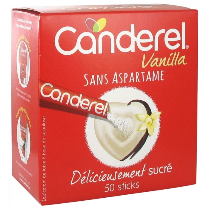 Canderel sucralose vanilla 50 sticks