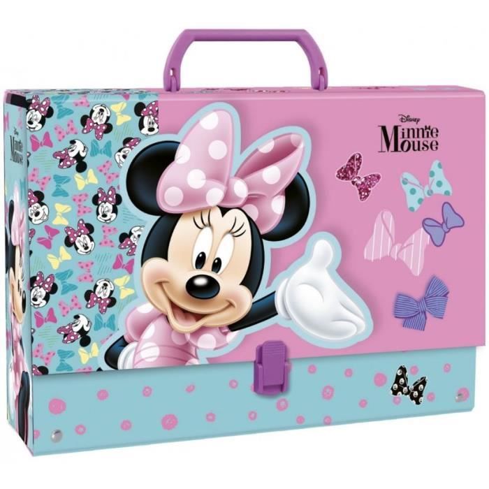 Disney mallette de rangement Minnie Mouse filles 33 cm carton violet
