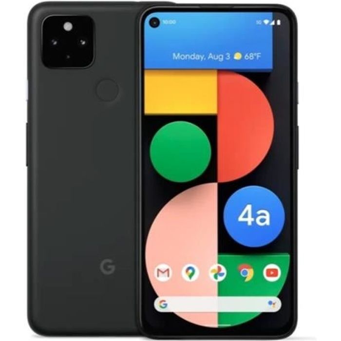 Google Pixel 4a(5G) 6+128Go 6.2'' 5G Juste Noir