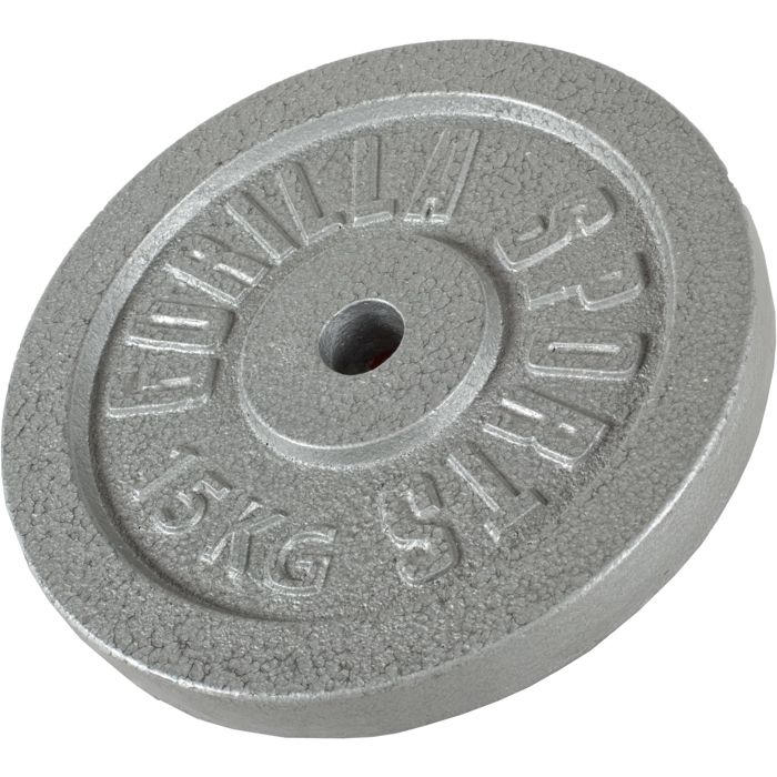 Gorilla Sports Poids disque en fonte 15 Kg
