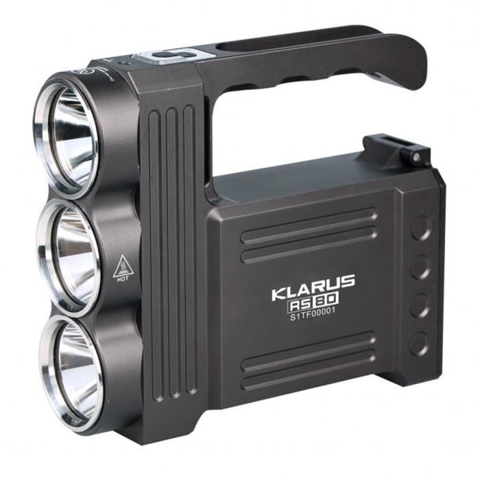 Torche de recherche rechargeable RS80 Klarus - 3450 Lumens