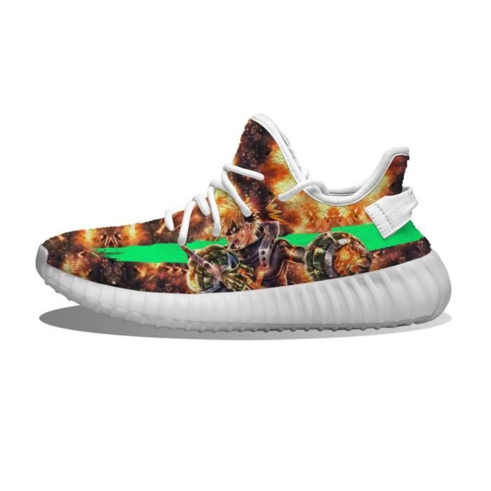Baskets Anime My Hero Academia Bakugou Katsuki Chaussures de course pour Homme Femme