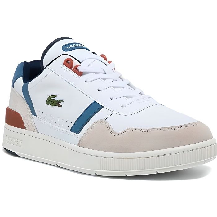 Baskets Lacoste T-Clip Blanc pour Homme