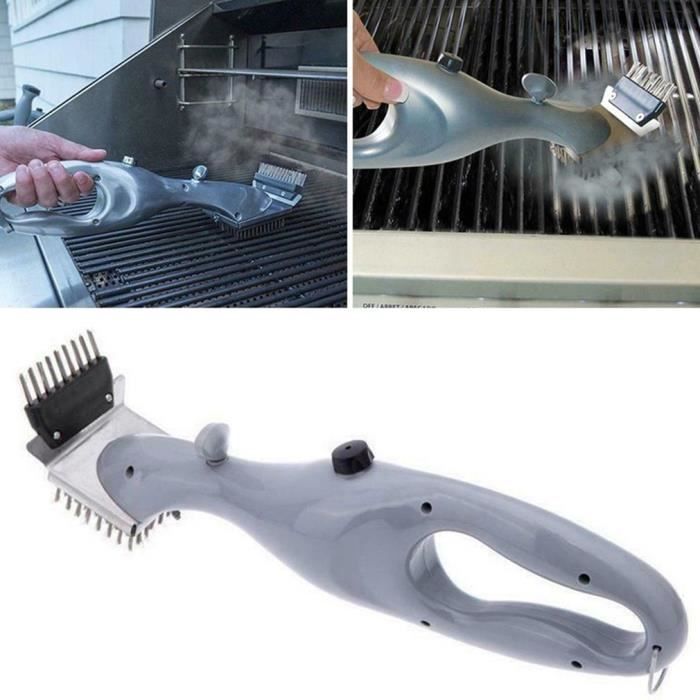 Brosse De Nettoyage Barbecue En Acier Inoxydable Barbecue En Plein Air Grill Nettoyant Avec Puissance De Vapeur Barbecue Accessoire