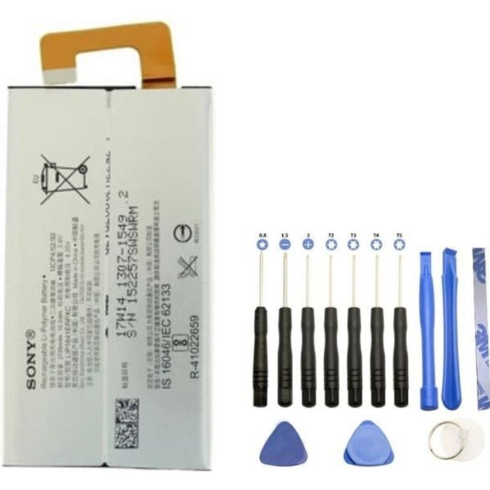 Batterie LIP1641ERPXC pour Sony Xperia XA1 Ultra + Kit outils 13 pièces