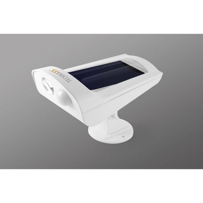 Lumière solaire à LED avec détecteur de mouvement, 140 lumens