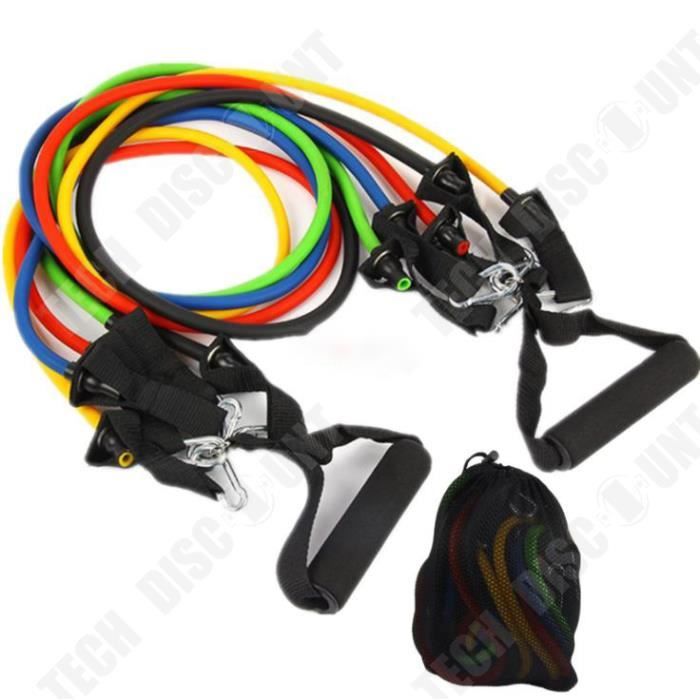 TD® Corde élastique de rassemblement multifonctionnel de musculation de forme physique Équipement de fitness 79245