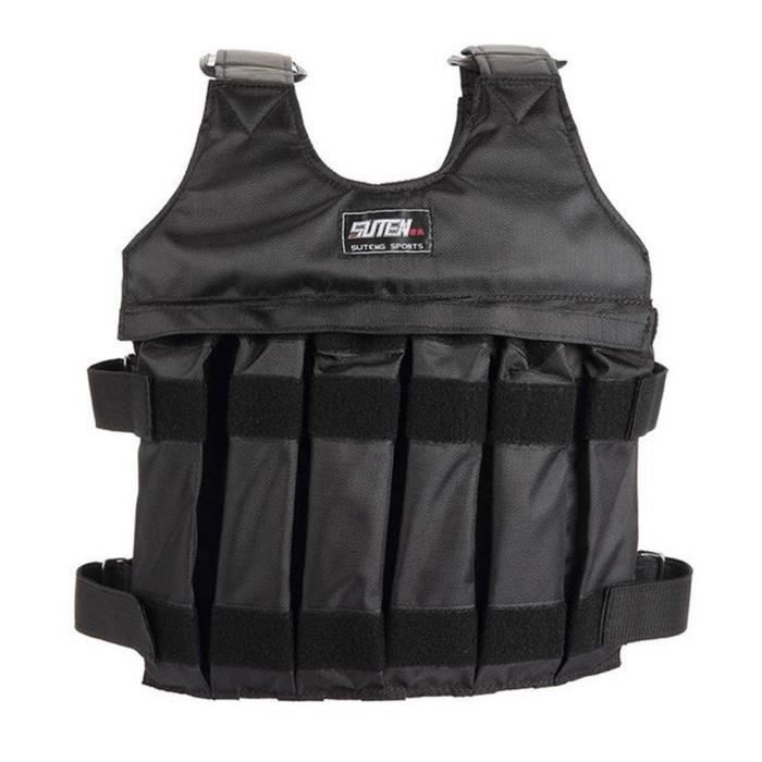 1 PC lesté gilet extérieur 1-20 kg réglable chasse vêtements de terrain pour jeu fitness SAC DE FORCE - VESTE LESTEE