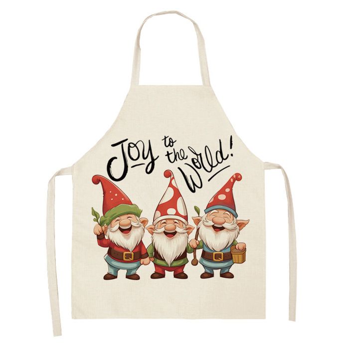 Tablier De Noël Festif – Tablier Cuisine Joyeux Pour Cuisine, Barbecue & Pâtisserie En Famille
