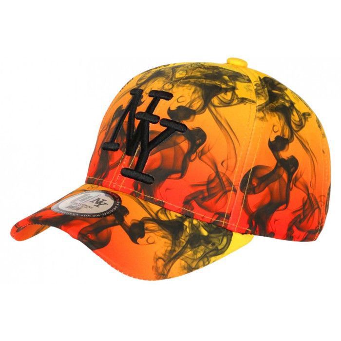 Casquette NY Bleue Et Violette Streetwear - Taille Unique, Style Baseball Smoky