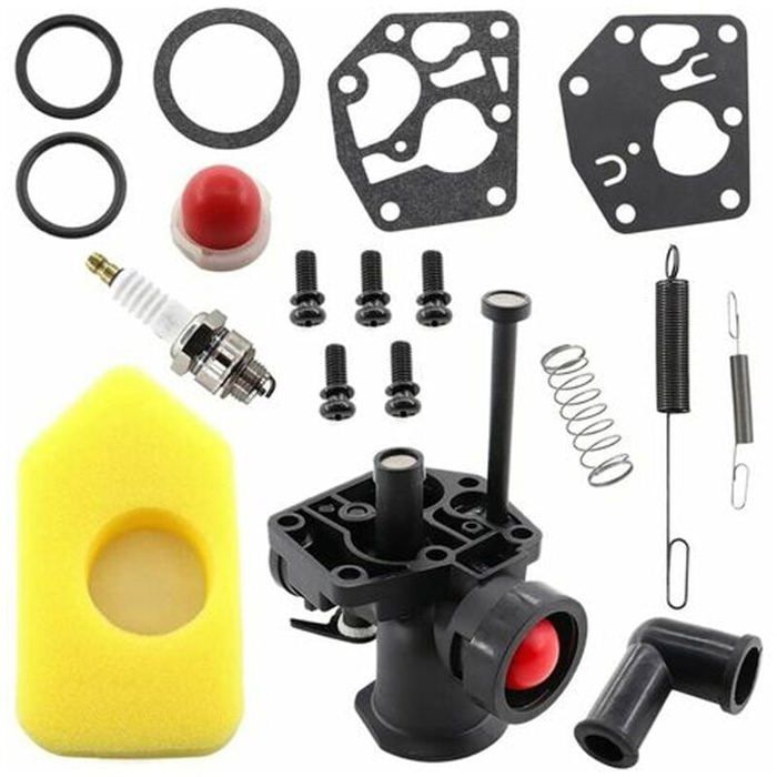 Kit Carburateur Tondeuse Briggs Stratton 499809 Filtre Air 698369 Ressort 691859 YYV