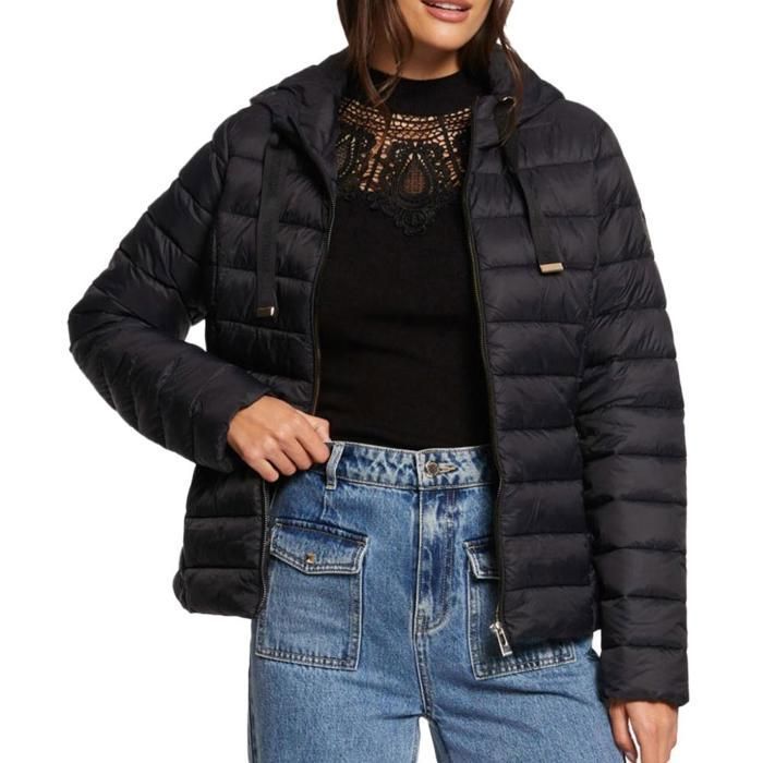 Doudoune Morgan Doudoune Mi Longue Noire Femme Doudoune Noire