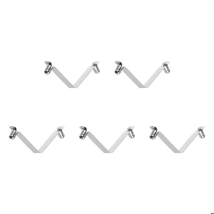 Lot De 100 Clips à Ressort En Acier Au Manganèse – Diamètre 8 Mm, Pour Tente, Kayak, Tubes Télescopiques