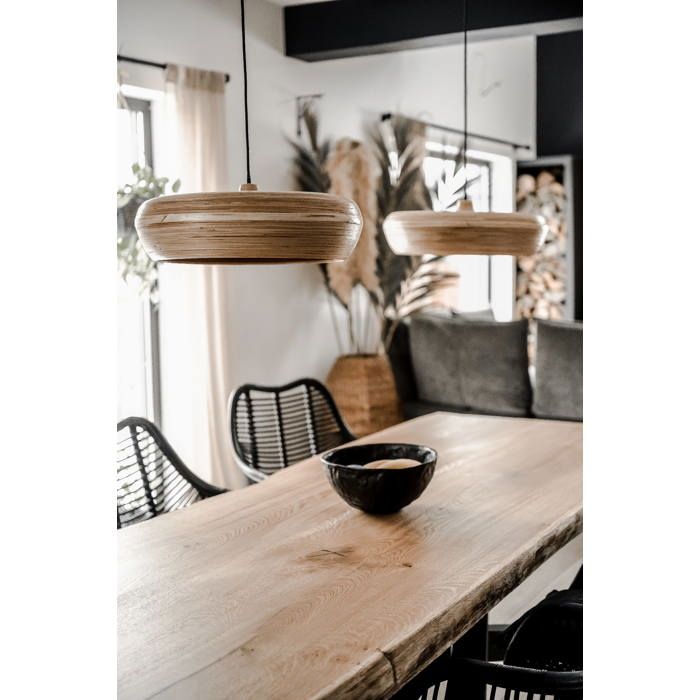 LAMPE BAMBOU WAFA L 50 CM