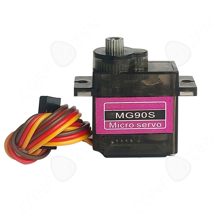 Lot De 10 Servomoteurs MG90S Métalliques - Engrenages Métal, 180°, Pour Arduino, Robots, Modélisme