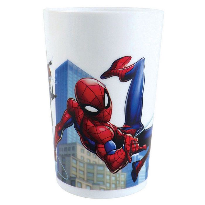 Verre - Spiderman - Plastique - 220ml - Multicolore - Enfant