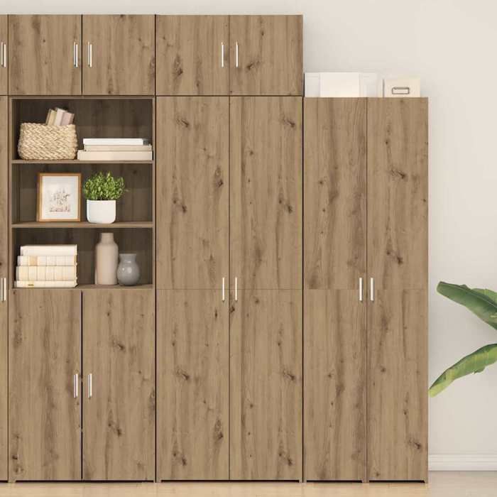 Armoire de rangement - vidaXL - Chêne artisanal - 70x425x225 cm - 4 portes