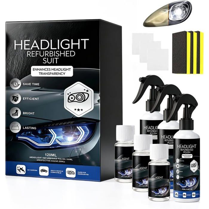 Automotive Headlamp Restoration Fluid, Automotive Headlight Restoration ...