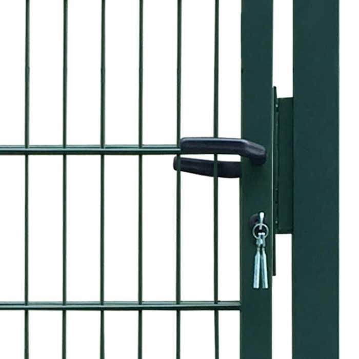 Haute qualité Portillon de jardin 2D (Single) Vert Portillon 2D (simple) Vert 106x170cm @3118630 6627aqs44m