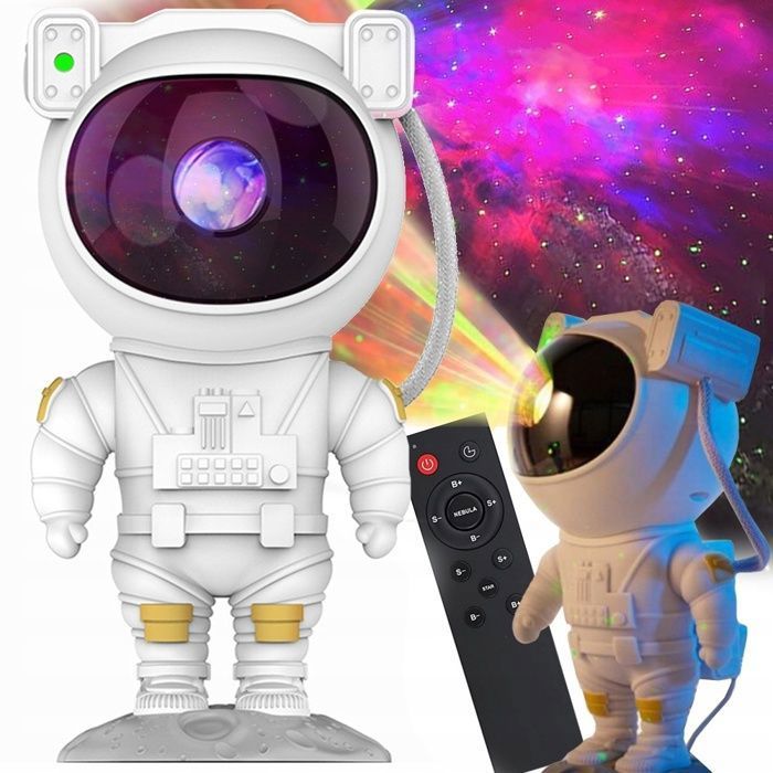 Lampe Galaxie Astronaute - Projecteur détoiles avec LED et télécommande SPILEX