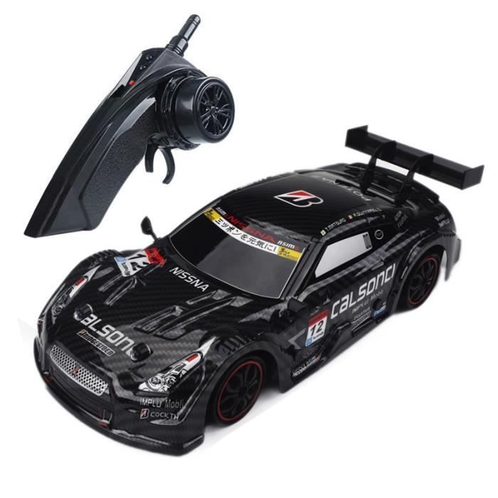 1/10 4WD RC Car télécommande modèle RC voiture de course Drift Toy Vehicle cadeau de Noël fête(deux batteries pour voiture) - Accessoires circuits et véhicules - Achat & prix