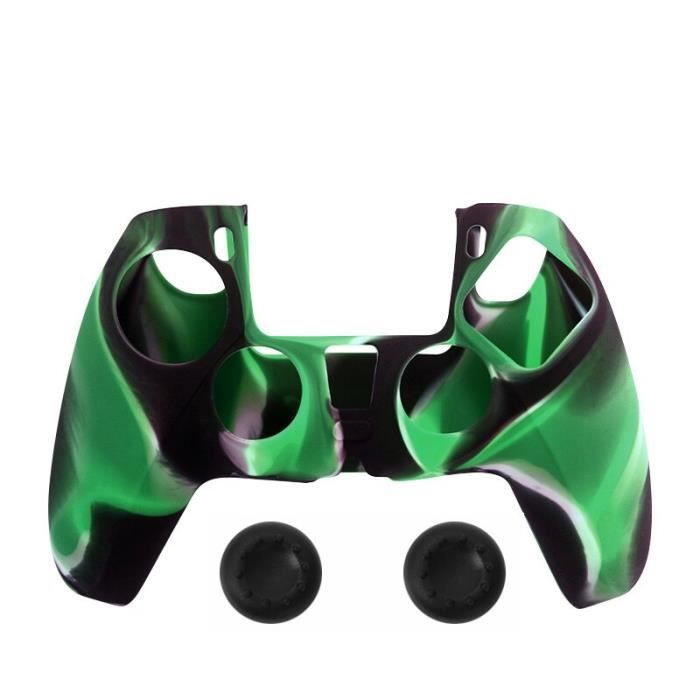 Camo Green pour PS5 - housse de protection en caoutchouc souple pour manette de jeu SONY Playstation 5, pour