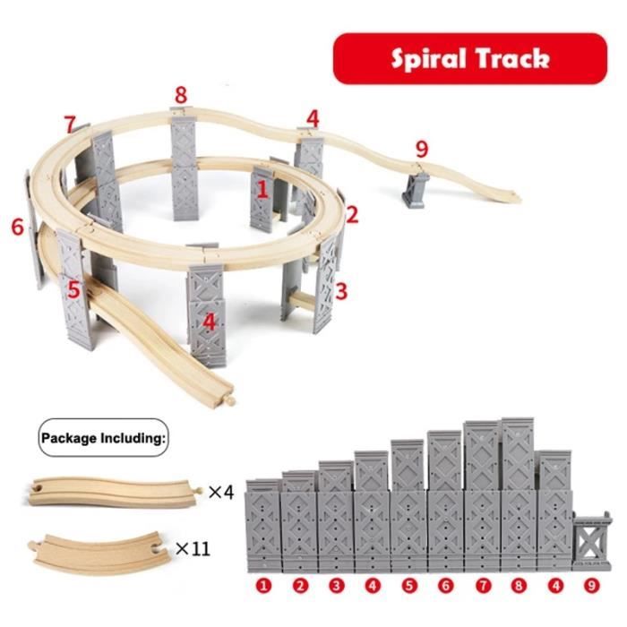 Lot De Rails Et Aiguillage Playmobil Pour Chemin De Fer - Plastique - Occasion