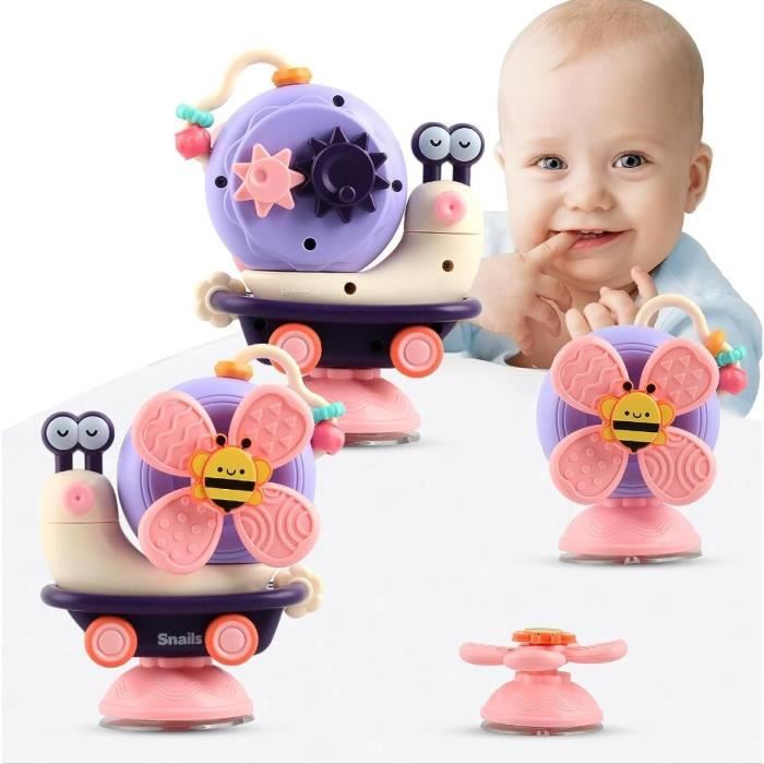 Jouet Escargot Baby Spinner Ventouse Chaise Haute Ds Montessori Sensoriels  Jouet Eveil Dveil Jouet Bain Bb Cadeau Enfant - Cdiscount Puériculture &  Eveil bébé