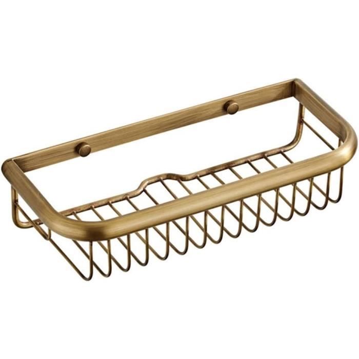 Étagère de salle de bain - ETTERR - Blanc - Métal - Contemporain