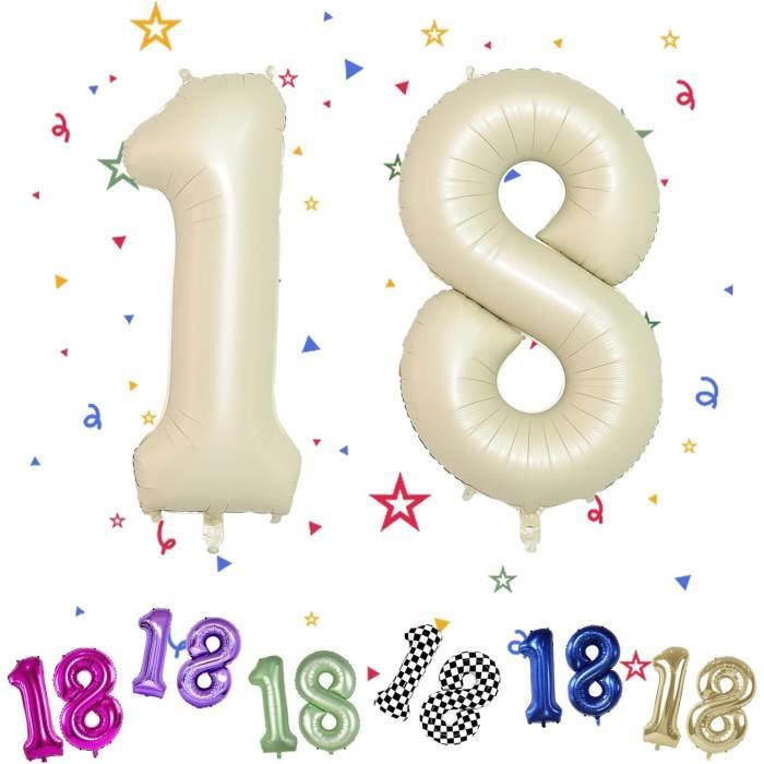 Ballon Chiffre 25 Doré Géant 101 Cm - Ballon Aluminium Réutilisable - Décoration Anniversaire, Fête, Mariage - Avec Valve Autoscellante