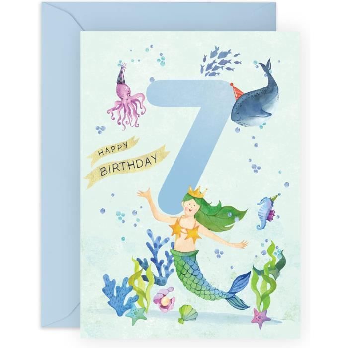 Décoration De Fête D'anniversaire Sirène - Bannière D