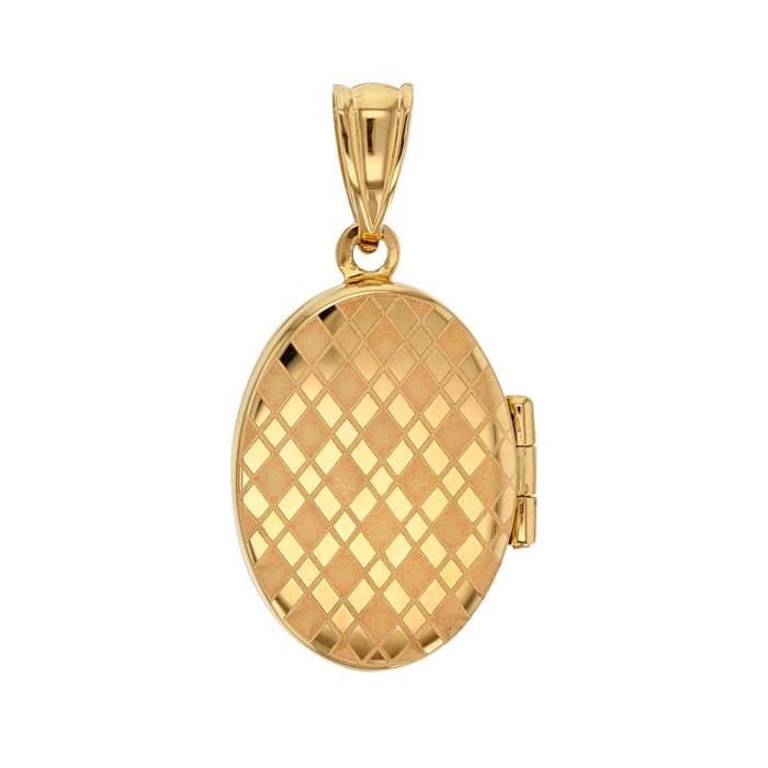 Jouailla - Pendentif cassolette forme ovale en or 375-1000e (396194)