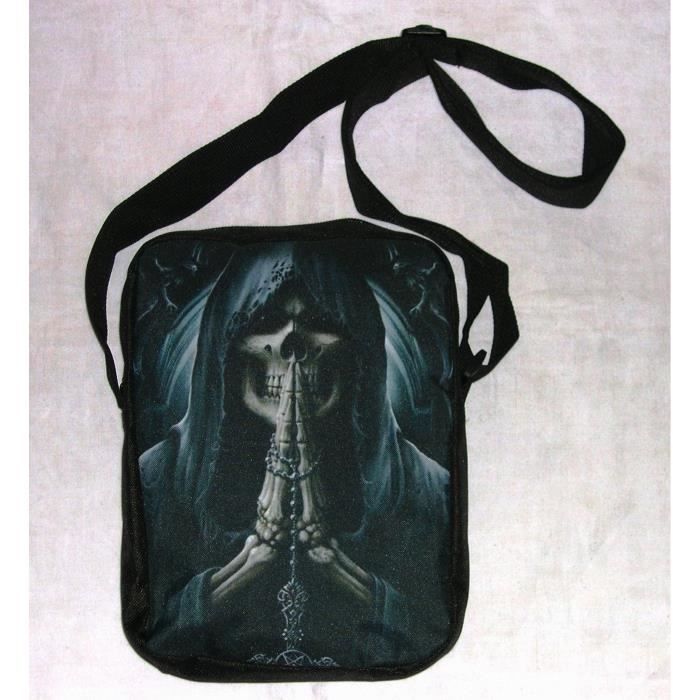 Patch Brodé Faucheuse - Carte Tarot Gothique Punk à Repasser, 2,5 X 3,5 Pouces