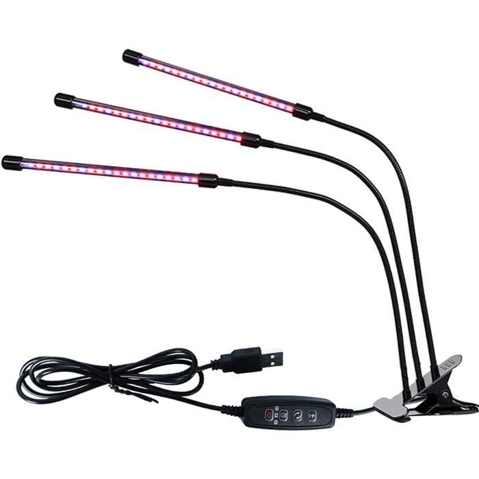 TJS-Éclairage LED Plant Grow Light Lampe de culture à spectre complet ...