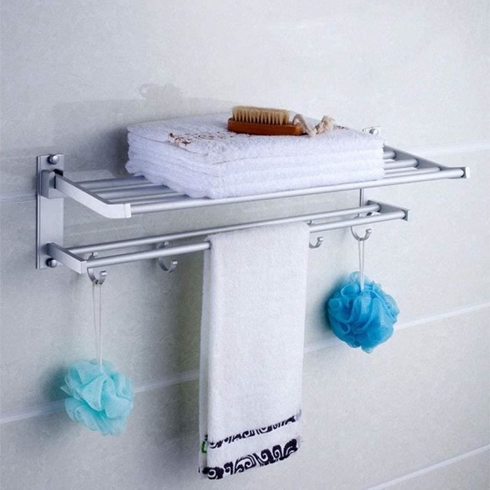 Étagère De Salle De Bain Palazzo INT - Support à Serviettes Debout - Vieux Blanc - 4 étagères