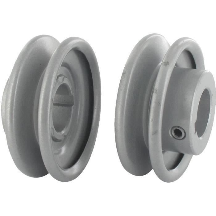 Poulie clavetée gorge trapézoïdale Ø ext. 76,20 mm Ø int. 25,40 mm PGT11