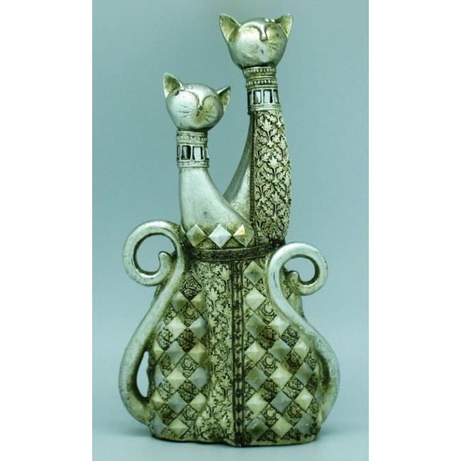 Statuette Couple De Chats Amoureux Cdiscount Maison Statuette Couple De Chats Amoureux Cdiscount Maison