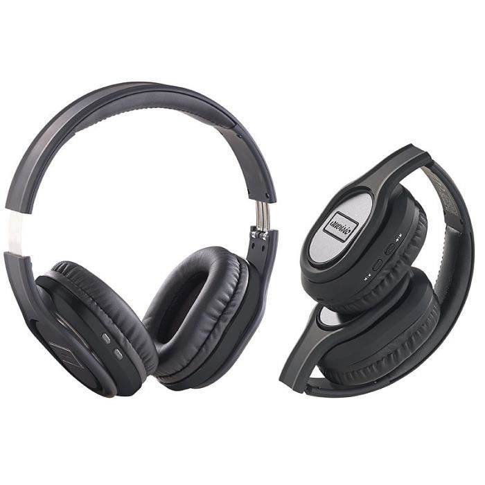 Ecouteur Supra-Auriculaire SODO 1005 - Casque Bluetooth 5.0 MicroSD  Puissant et Stylé SODI00 - Sodishop