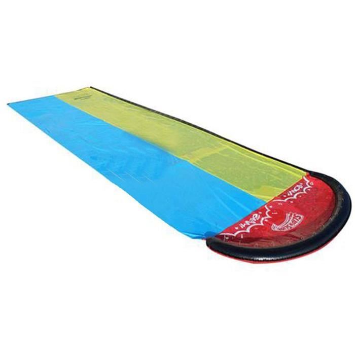 Toboggan Aquatique Jardin Gonflable Double Toboggan Eau, Tapis De