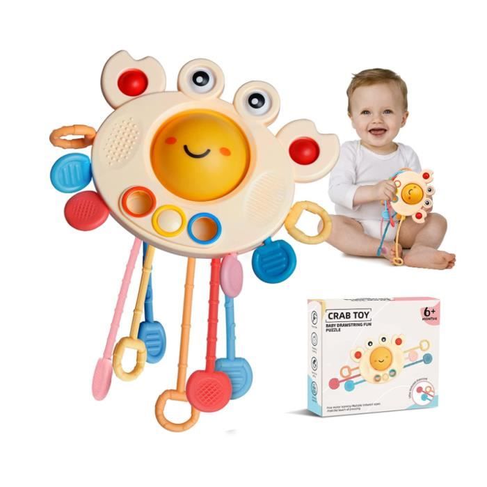 Jouet Bebe 1 an, Eveil 6-18 Mois, Enfant an 2 Ans, d'apprentissage et de  Dentition Sensoriel, Bain pour Bébé, Motricité Fine, - Cdiscount