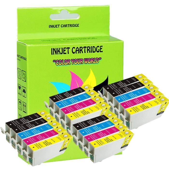 18 Cartouches D Encre A Epson Stylus Sx435w Sx 435w Sx 435w Imprimante Cdiscount Informatique