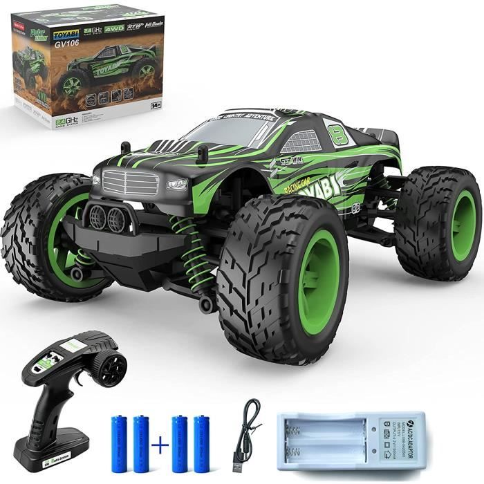 Camion télécommandé, Gizmovine 4 Roues motrices Haute Vitesse 40 km-h, Voiture  Télécommandée Jouet électrique Tout-Terrain, Cra[85] - Cdiscount Jeux -  Jouets