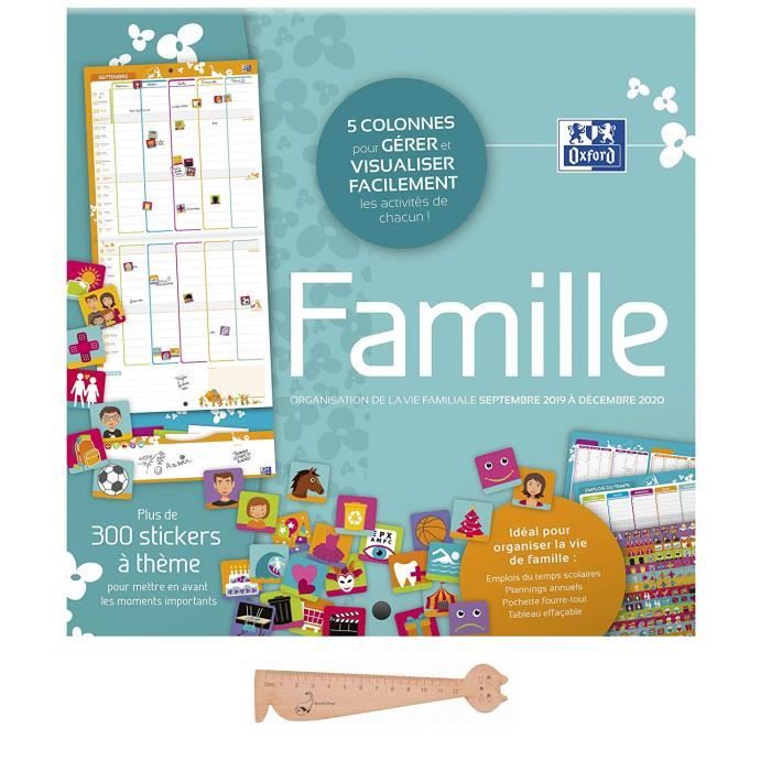 Oxford Calendrier Famille 2022